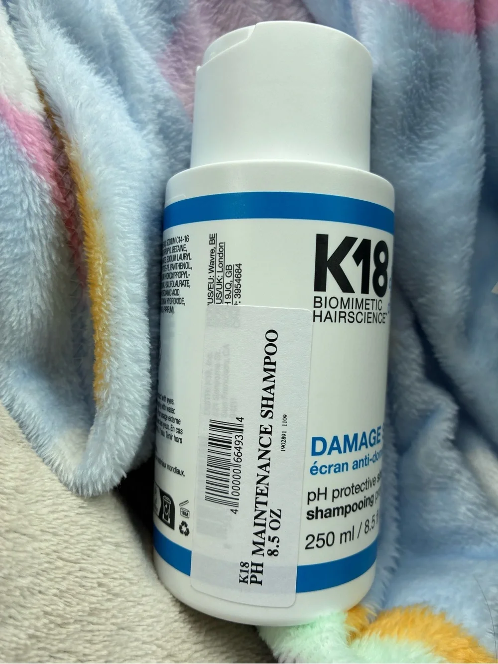 K18 Damage Shield pH Protective Shampoo 8.5 oz 250mL NEW Full Size